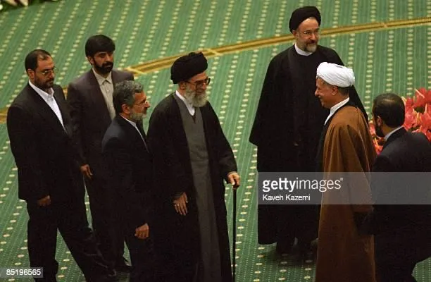 اکبر هاشمی رفسنجانی، سید محمد خاتمی و سید علی خامنه‌ای