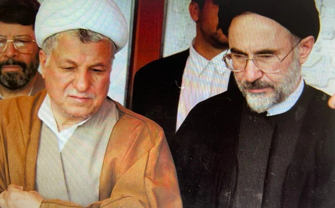 اکبر هاشمی رفسنجانی و سید محمد خاتمی