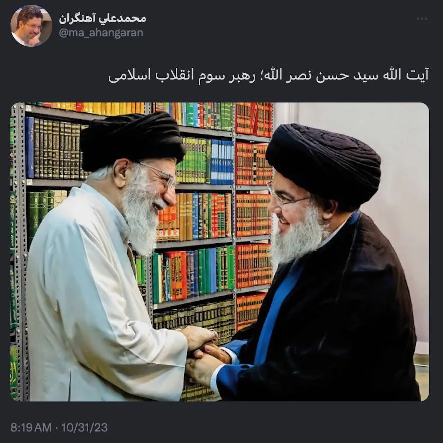 خامنه‌ای و نصرالله