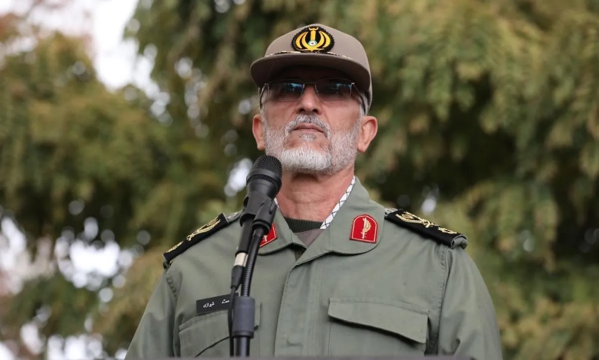  سردار سرتیپ بسیجی محمد شیرازی رییس دفتر نظامی فرمانده کل قوا درود
