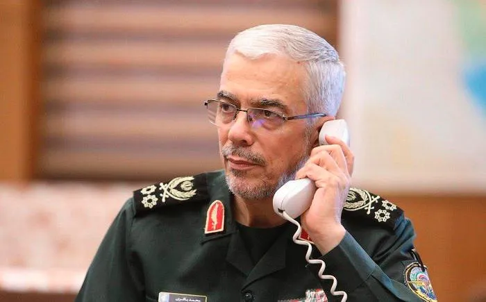 رئیس ستاد کل نیروهای مسلح ایران با وزیر دفاع روسیه، رئیس ستاد ارتش عراق و رئیس ستاد ارتش سوریه به صورت جداگانه تلفنی گفتگو کرد