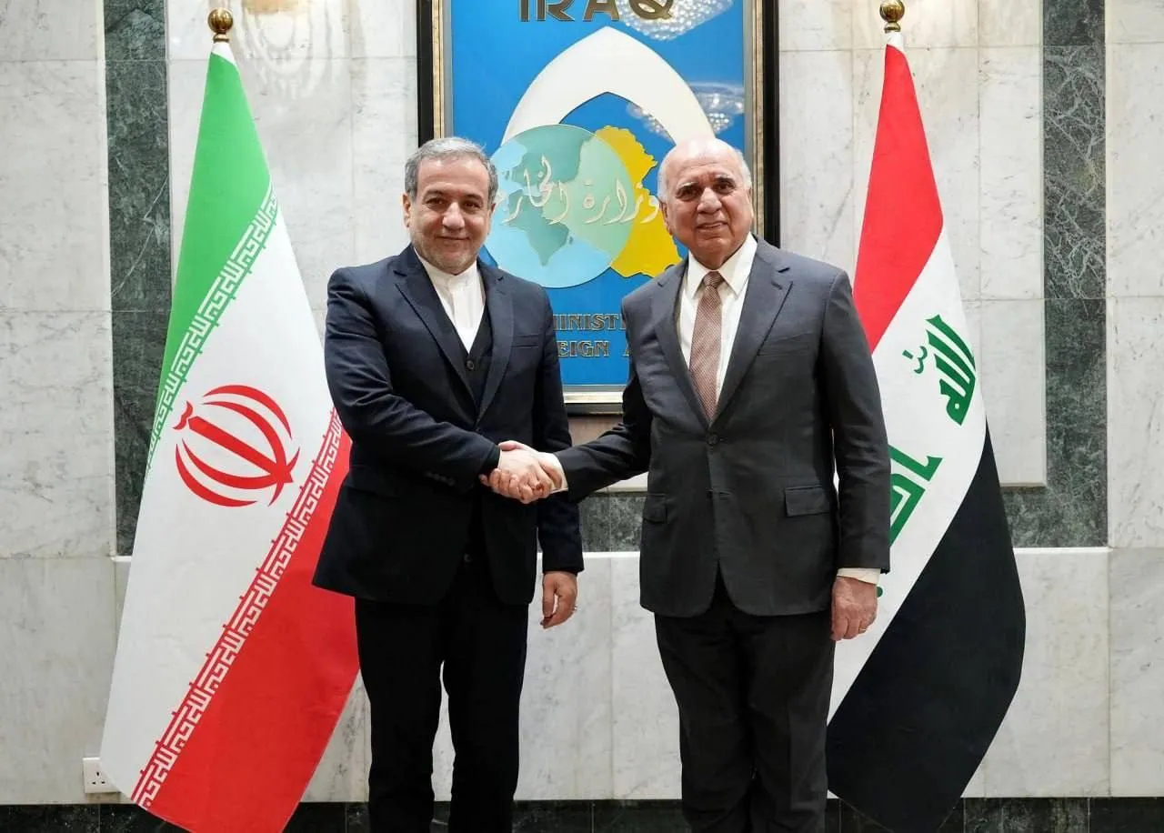  هم اکنون، دیدار وزرای خارجۀ ایران و عراق