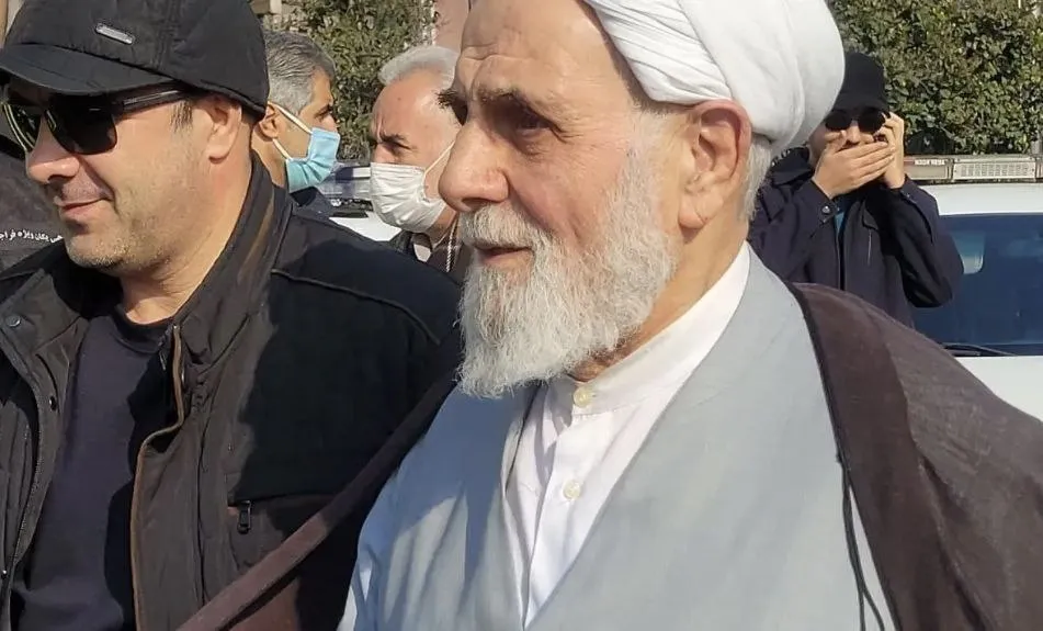  حضور علی اکبر ناطق نوری در راهپیمایی ۲۲ بهمن 