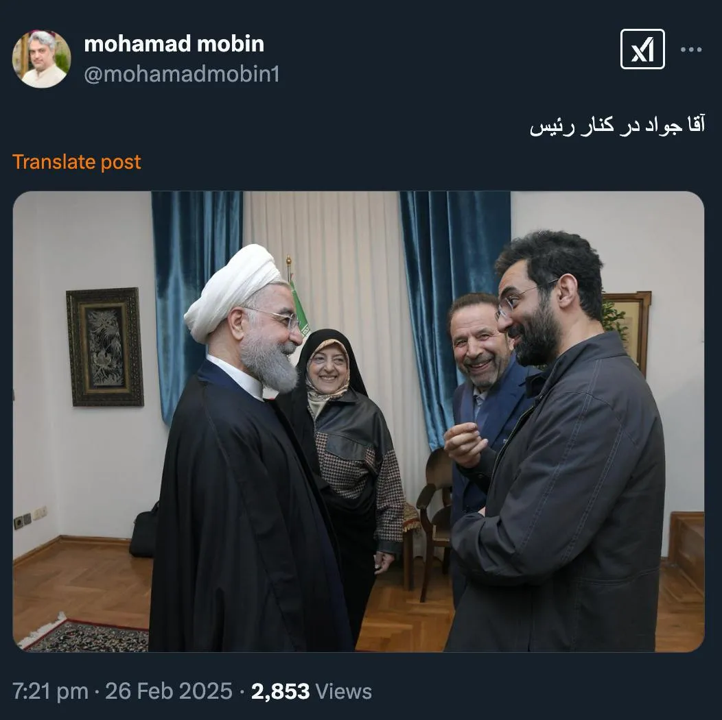 البته محمود واعظی کاشف اصلی جواد خان از دنیای پنهان اطلاعاتی و معرفی به فضای آشکار و سیاست نیز حاضر است
