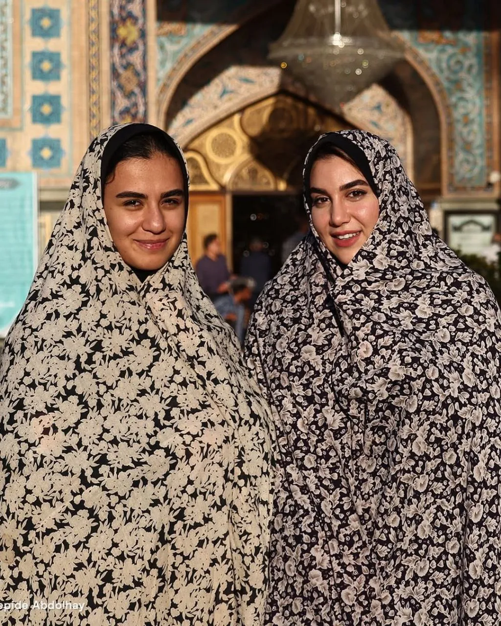  حضور بازیکنان تیم والیبال بانوان ایران در امامزاده صالح تجریش، پیش از عزیمت به رقابت های آسیایی