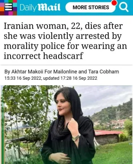 مرگ مهسا امینی به تیتر نخست روزنامه ها و خبر اول خبرگزاریهای جهان درباره ایران تبدیل شده است.