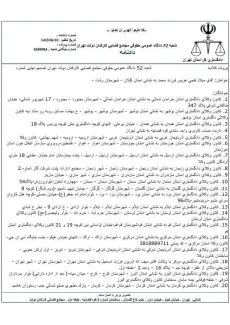 رد دادخواست ابطال بخشی از تبصره ماده ۱۲۴، مواد ۱۳۴ و ۱۴۲ آیین نامه لایحه استقلال در شعبه ۵۲ دادگاه حقوقی کارکنان دولت