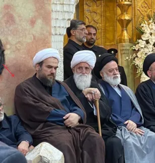 شیخ محمد جواد محمدی گلپایگانی داماد آیت‌الله خامنه‌ای نیز در کنار سردار قاآنی فرمانده نیروی قدس سپاه و سید مصطفی خامنه‌ای در مراسم تشییع ابراهیم رییسی در مشهد حاضر بود