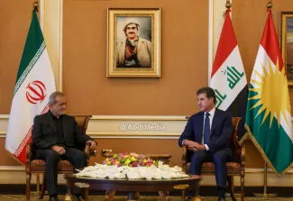 تصاویری دیده نشده از دیدار مسعود پزشکیان از اقلیم کردستان عراق