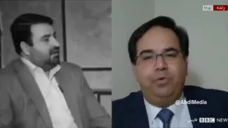 حسین حیرانی، عضو جدا شده سازمان مجاهدین خلق VS روح الله مومن نسب، دبیرکل جبهه انقلاب اسلامی در فضای مجازی