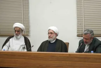  دیدار سیدعباس عراقچی وزیر امور خارجه با سید هاشم حسینی بوشهری