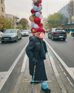 The atmosphere of Christmas in Tehran."