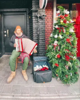The atmosphere of Christmas in Tehran."