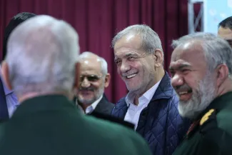  بازدید رئیس‌جمهور از دانشگاه جامع امام حسین