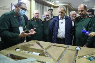  بازدید رئیس‌جمهور از دانشگاه جامع امام حسین
