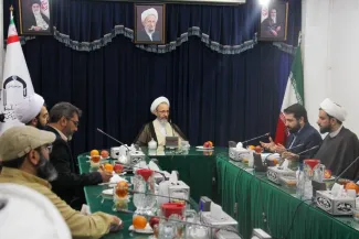 سفر آقامیری رئیس مرکز ملی فضای مجازی به قم و دیدار با رئیس موسسه مصباح یزدی