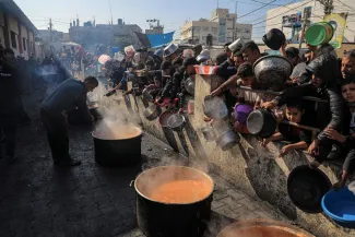  فاجعه انسانی و گرسنگی گسترده در غزه در مرز هشدار