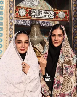  حضور بازیکنان تیم والیبال بانوان ایران در امامزاده صالح تجریش، پیش از عزیمت به رقابت های آسیایی
