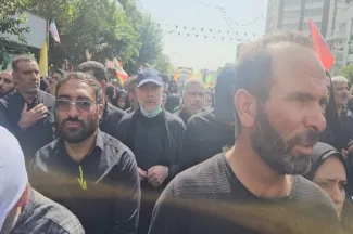 حضور قالیباف در مراسم «تشییع پیکر شهدای اقتدار»
