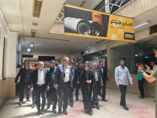وزیر راه و شهرسازی در بازدید از پایانه کالای تهران مطرح کرد: رکورد شکنی کامیون‌داران غیور در حمل‌ کالای اساسی طی جنگ ۱۲ روزه 