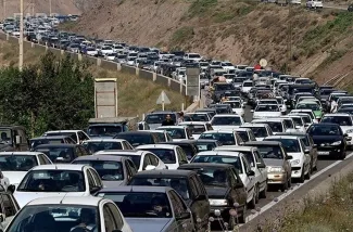  ترافیک سنگین در مسیرهای ورودی به تهران