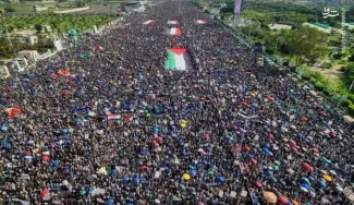  تصویری از تظاهرات یمنی ها در حمایت از ایران