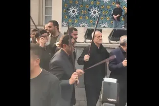 حضور مسعود پزشکیان رئیس جمهور در آئین عزاداری تاسوعا در استانداری آذربایجان شرقی