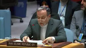  سخنرانی سید عباس عراقچی وزیر خارجه ایران در نشست شورای امنیت سازمان ملل متحد