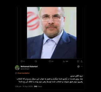  از آنجا که تعدادی از اعضای خبرگان فعلی هرچند بطور سربسته در مصاحبه های علنی اشاراتی داشته‌اند که در عبدی مدیا منتشر شده و از سوی دیگر نحوه رای گیری