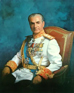 پرتره محمدرضا شاه پهلوی