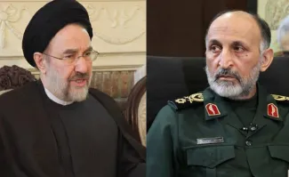 تماس تلفنی عجیب سید محمد خاتمی با سردار سرلشکر سید محمد حسین زاده حجازی