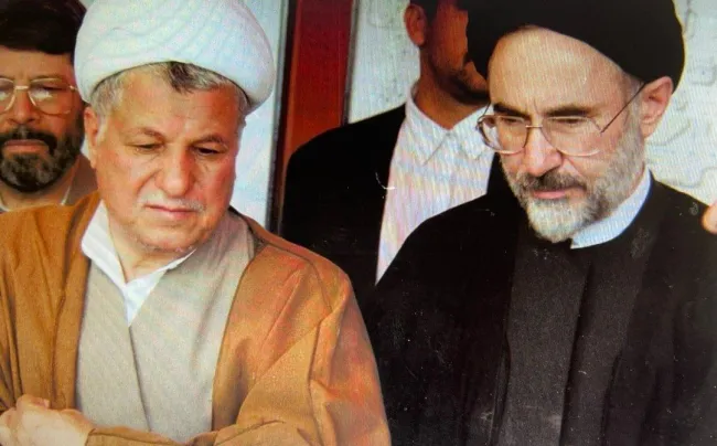 اکبر هاشمی رفسنجانی و سید محمد خاتمی