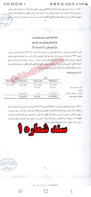 افشای فصل دیگری از فساد بانک اقتصاد نوین، در غفلت تعمدی بانک مرکزی 