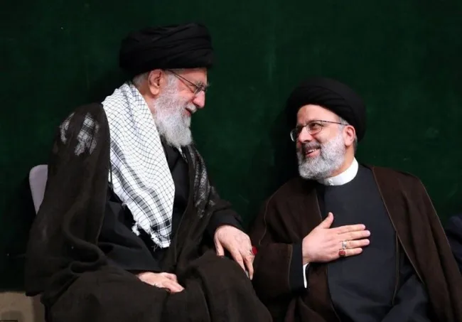 آیت الله خامنه‌ای و ابراهیم رئیسی