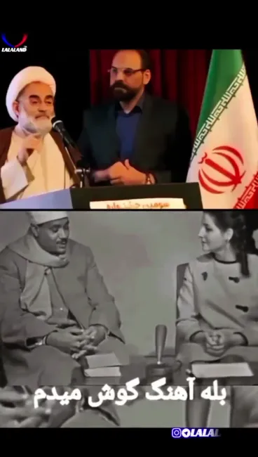 لطفا گفتگوی محترمانه این دو نفر، یعنی مرحوم عبدالباسط و محبوب ترین مجری زن بی‌حجاب مصر را ملاحظه بفرمایید، این برخورد و زیبایی این نوع نگاه دینی، خاص یک انسان بزرگ و توسعه یافته است