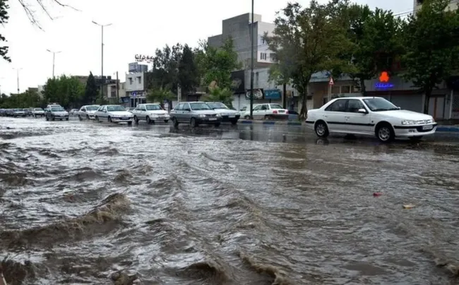 سیل در شیراز