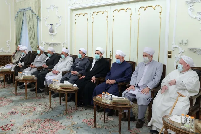 دیدار مولوی عبدالحمید با رییس جمهور پس از سالها