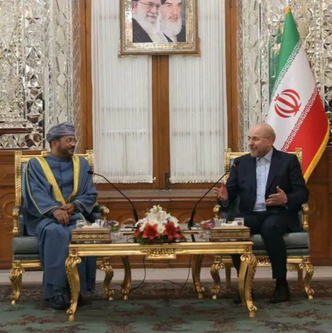 وزیر خارجه عمان با «قالیباف» دیدار و گفتگو کرد