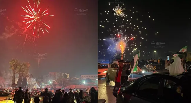  This is Damascus. A few hours ago, on the occasion of the beginning of the new year