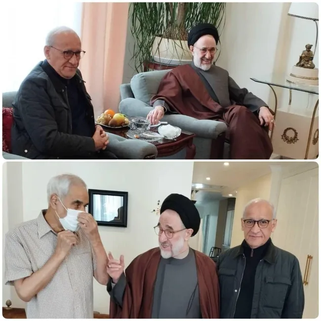  سیدمحمد خاتمی به عیادت محسن مهرعلیزاده رفت
