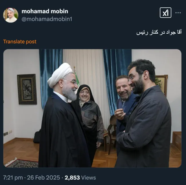  البته محمود واعظی کاشف اصلی جواد خان از دنیای پنهان اطلاعاتی و معرفی به فضای آشکار و سیاست نیز حاضر است