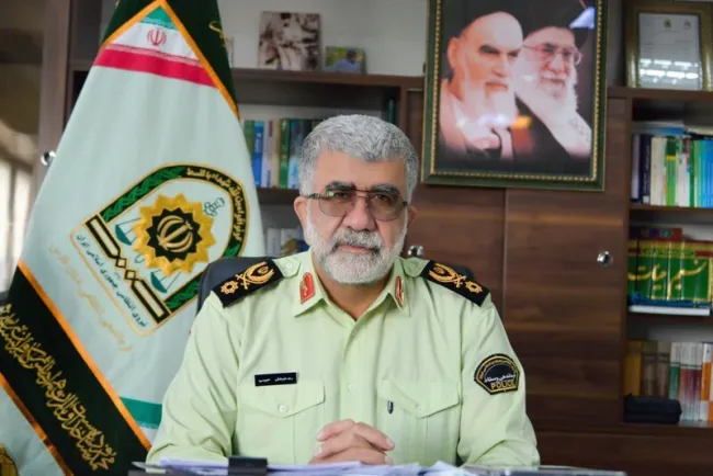 سردار فرمانده کل فراجا آقای وزیر نفت آقای غلامرضا تاجگردون این انتصاب مبارک است