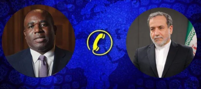 لحظاتی پیش وزرای امور خارجه ایران و انگلیس باهم تلفنی گفتگو کردند