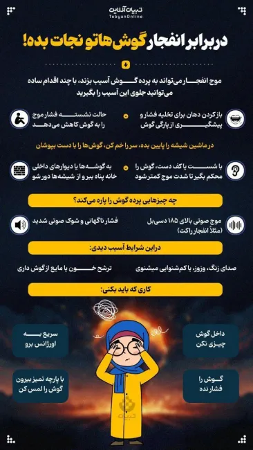 راه‌‌های حفاظت از گوش‌‌ها و شنوایی در برابر انفجار