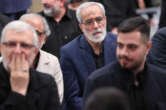سردار حسین نجات در مراسم عزاداری حسینیه دفتر آیت‌الله خامنه‌ای