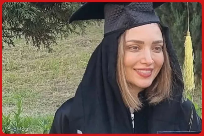 هتک حرمت دانشگاه این بار / بهنوش طباطبایی که با بادیگارد!!!! برای دفاع دکترایش رفته