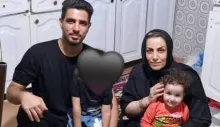  مراسم تشییع پیکر خانواده شیخی در خمین 