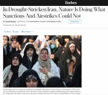 دشمن، خشکسالی و دروغ‌ علیه ایران